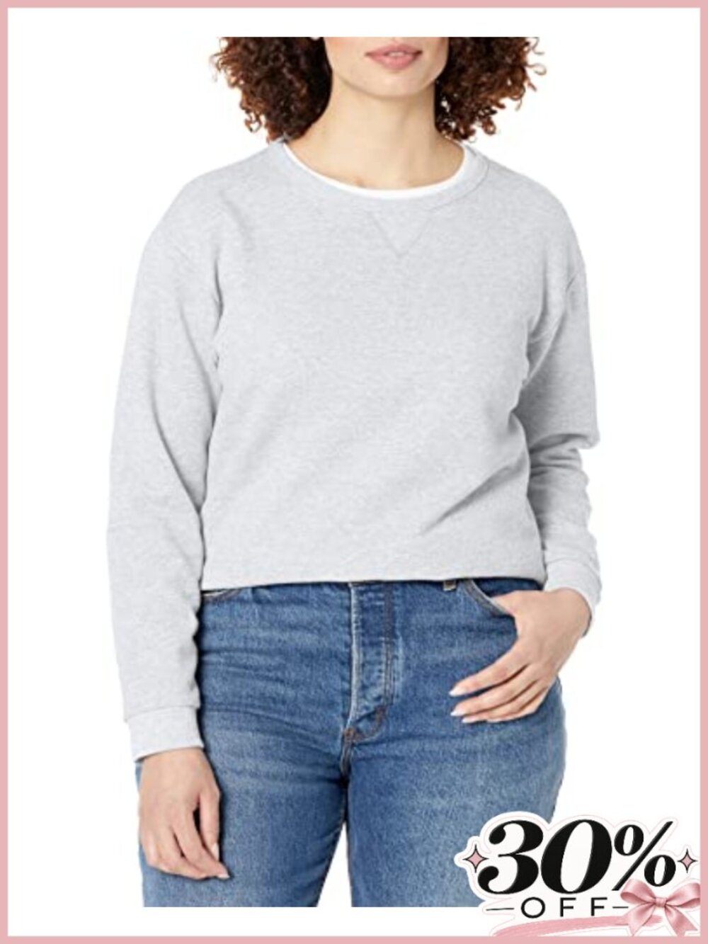 Hanes EcoSmart Fleece Midweight Women's Sweatshirt Pullover Warm Cozy